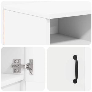Ηλεκτρικό τζάκι Λευκό 98 x 28,5 x 40,5 cm Επεξεργασμένο ξύλο