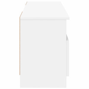 Ηλεκτρικό τζάκι Λευκό 98 x 28,5 x 40,5 cm Επεξεργασμένο ξύλο