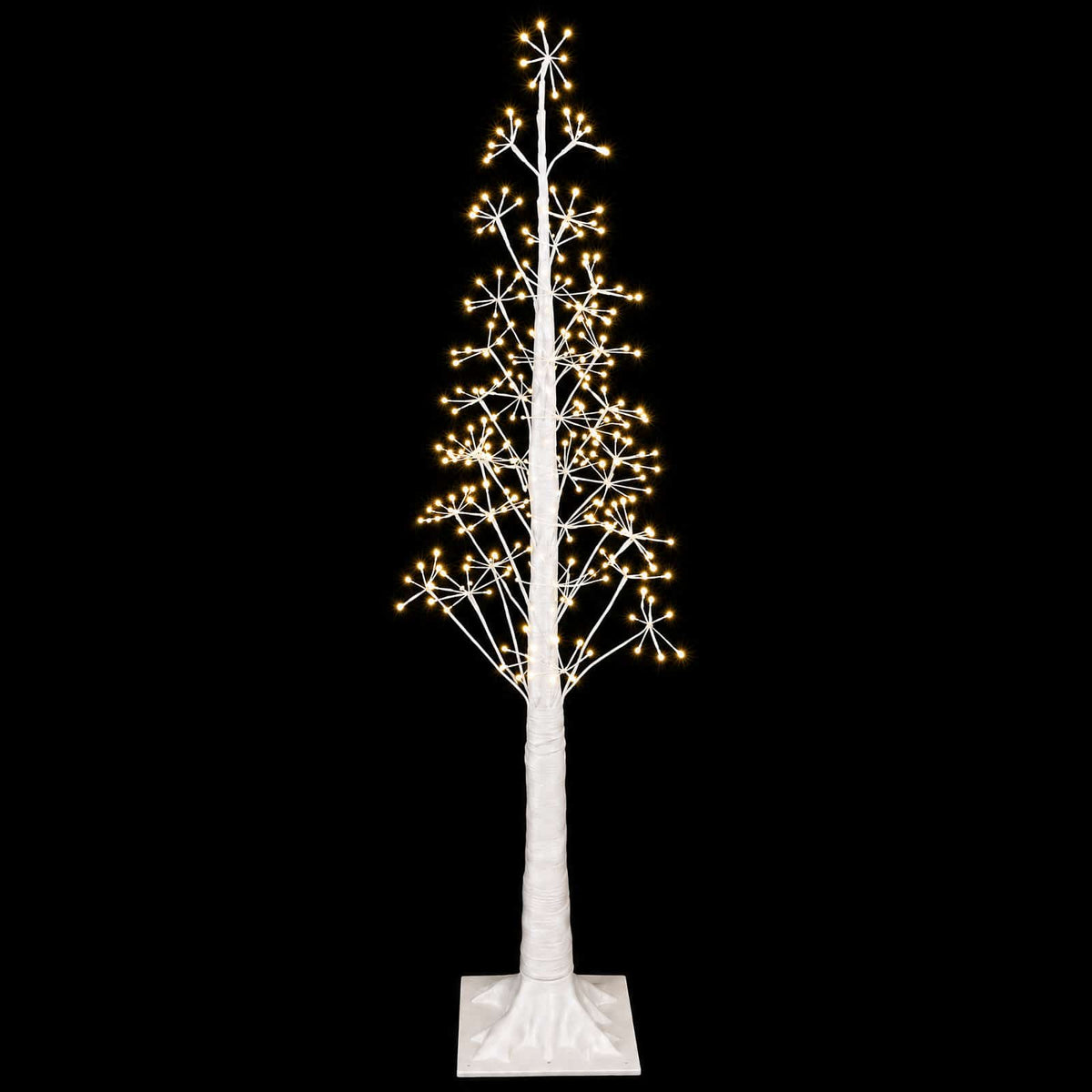 Χριστουγεννιάτικο δέντρο starburst Λευκό 17 x 17 x 150 cm - Pakobazaar