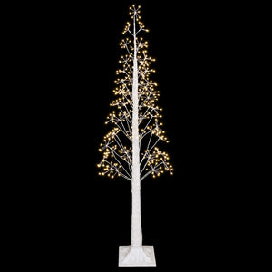 Χριστουγεννιάτικο δέντρο starburst Λευκό 180 cm Πλαστικό