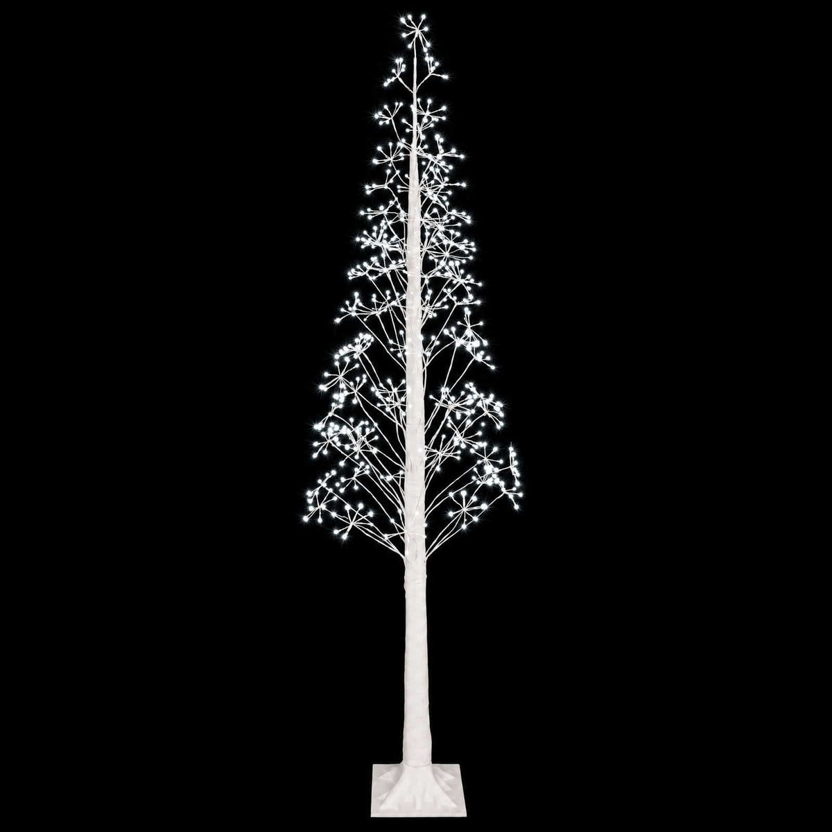 Χριστουγεννιάτικο δέντρο starburst Λευκό 25 x 25 x 210 cm - Pakobazaar