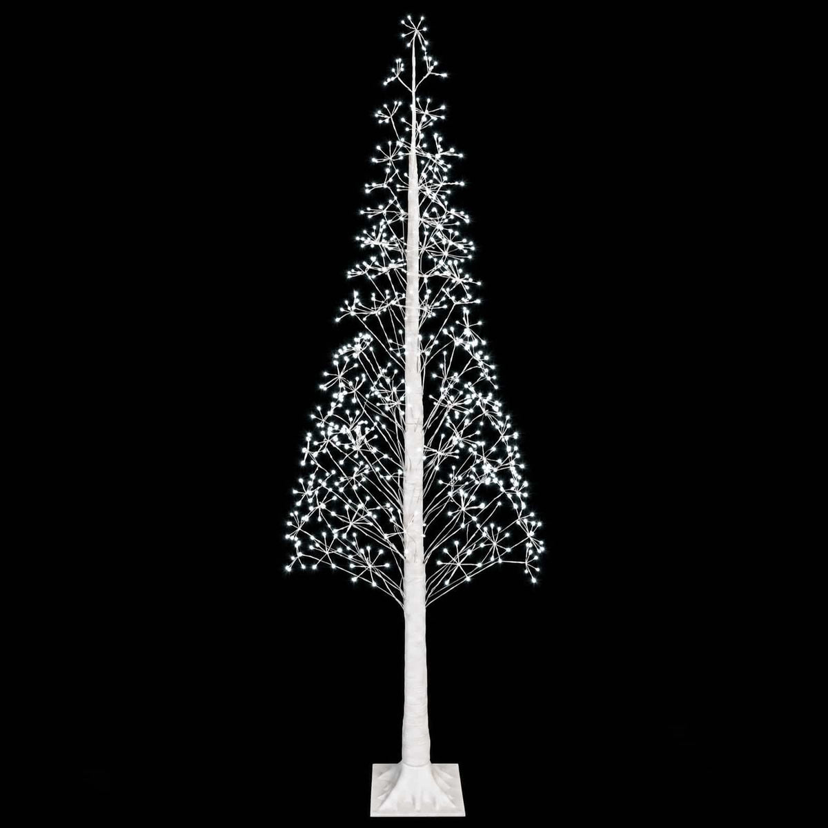 Χριστουγεννιάτικο δέντρο starburst Λευκό 25 x 25 x 240 cm