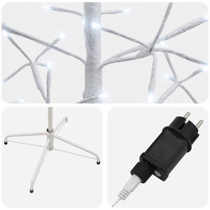 Χριστουγεννιάτικο δέντρο LED με φωτάκια string Λευκό