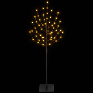 LED Χριστουγεννιάτικο Δέντρο Μαύρο 120 cm Ατσάλι 100 LED