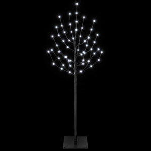 LED Χριστουγεννιάτικο Δέντρο Μαύρο 120 cm Ατσάλι 100 LED