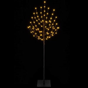 LED Χριστουγεννιάτικο Δέντρο Μαύρο 18 x 18 x 150 cm Ατσάλι - Pakobazaar