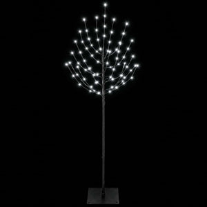 LED Χριστουγεννιάτικο Δέντρο Μαύρο 150 cm Ατσάλι 140 LED