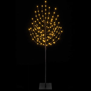 LED Χριστουγεννιάτικο Δέντρο Μαύρο 20 x 20 x 180 cm Ατσάλι
