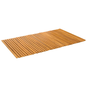 Πατάκι μπάνιου 3 τμχ. Φυσικό 100 x 60 cm Στερεό Ξύλο Ακακίας - Pakobazaar