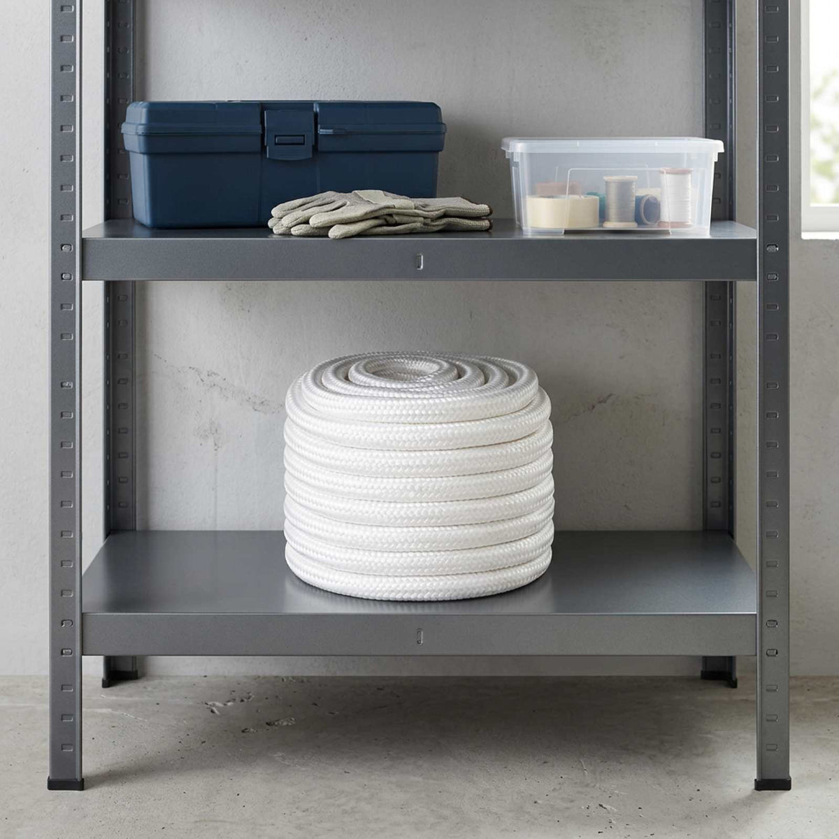 Σχοινί γενικής χρήσης πολλαπλών χρήσεων 20 χιλ. 25 m Λευκό PP