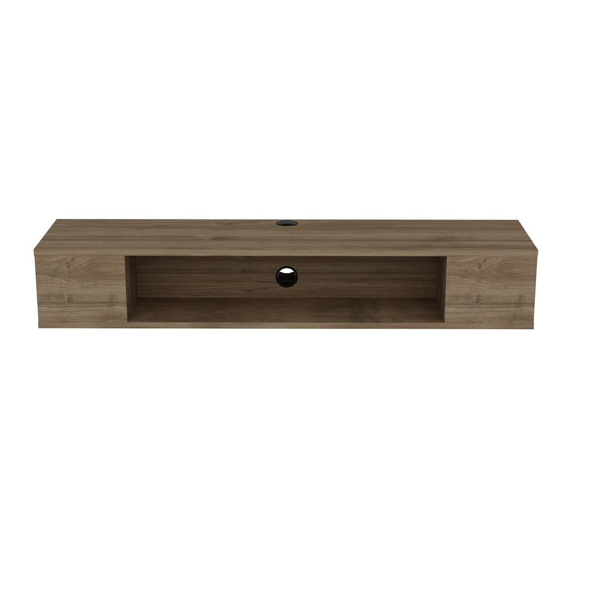 Έπιπλο Τηλεόρασης Kissos Επιτοίχιο Καρυδί 135x35.2x23 εκ. Μελαμίνης