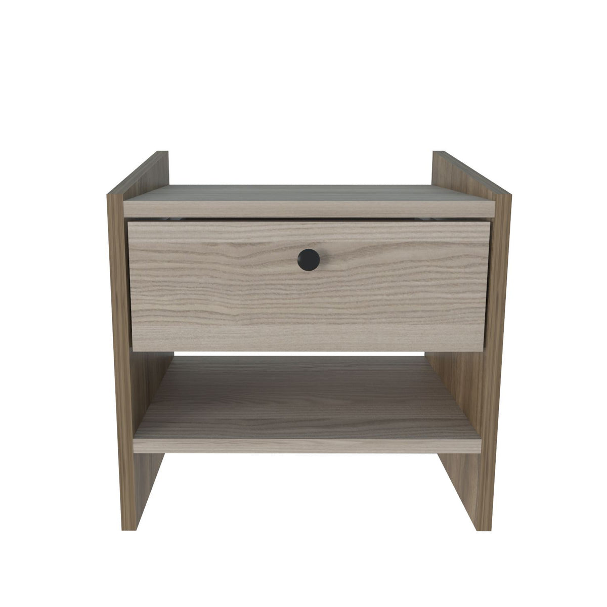 Κομοδίνο Tersefanou Καρυδί - Cordoba 45x35x45 εκ. Μελαμίνης