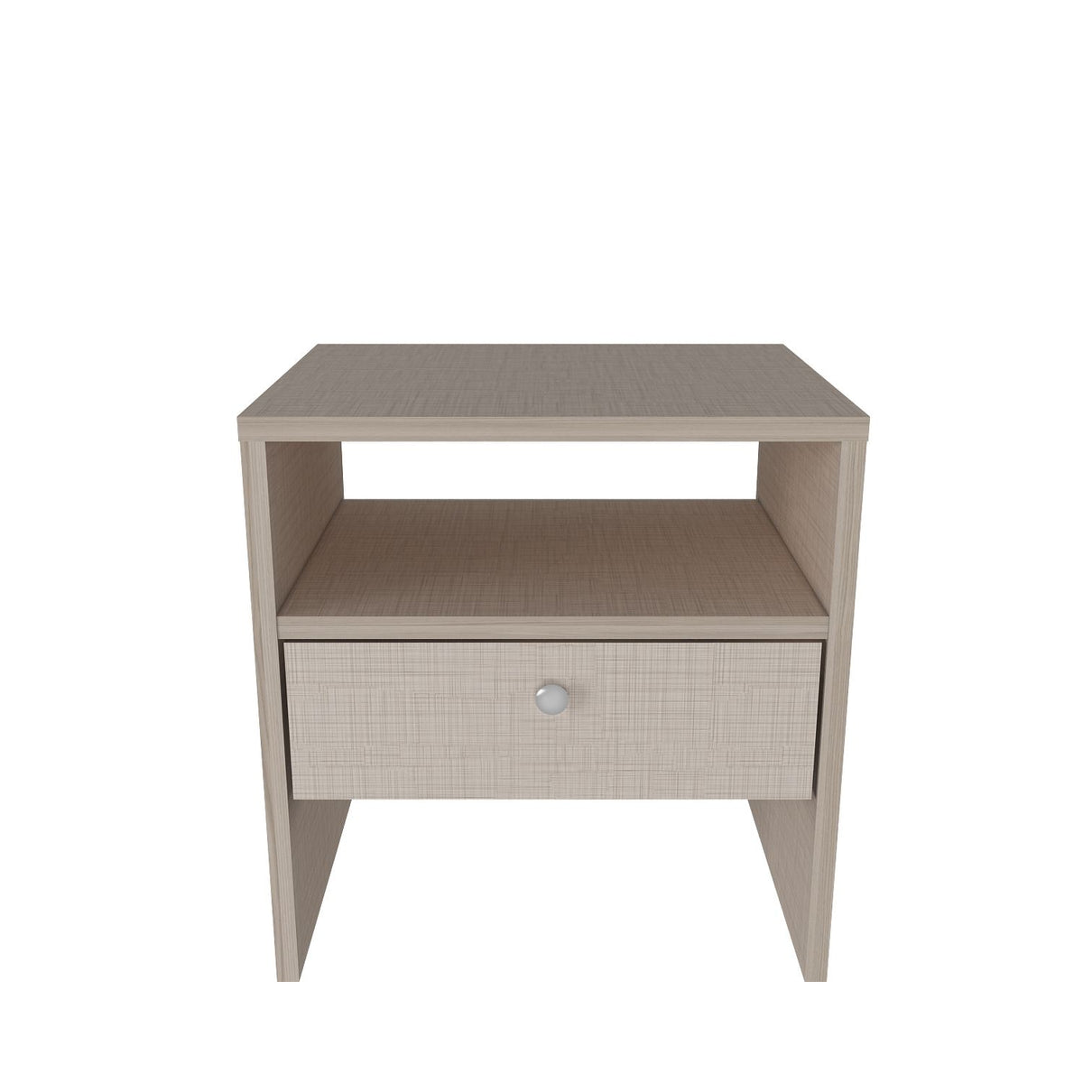 Κομοδίνο Mandraki Μπεζ 45x35x46.8 εκ. Μελαμίνης