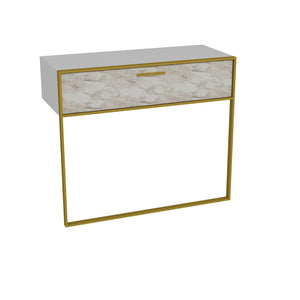 Μπουφές Vouraikos Λευκό 90x38.5x76.8 εκ. Μελαμίνης Κωδ. 3508