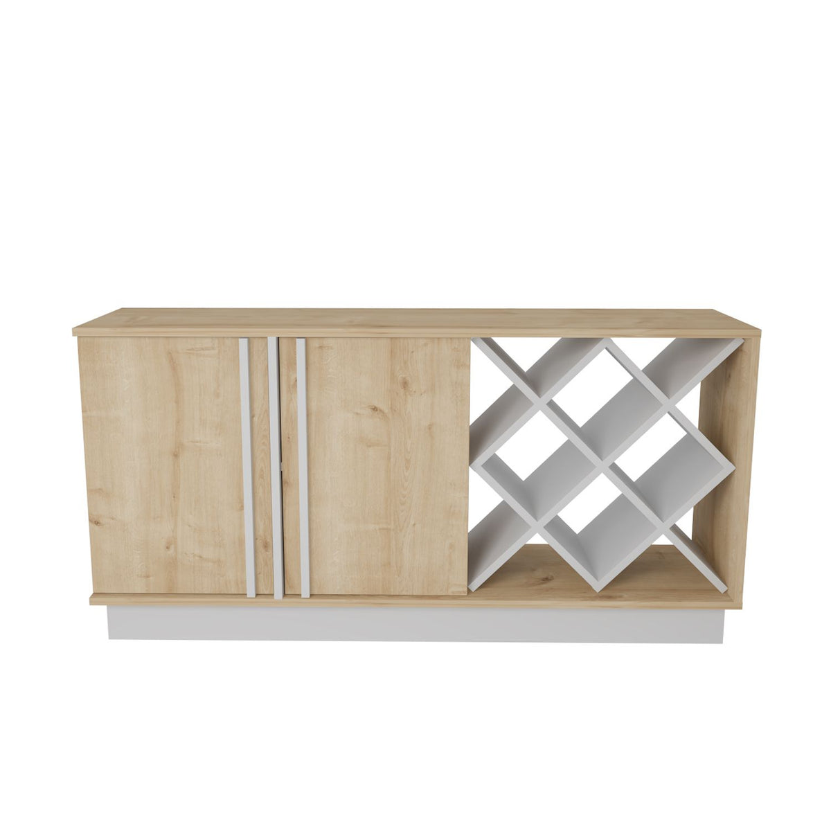 Μπουφές Atokos Δρυς Sapphire - Λευκό 148x40x70 εκ. Μελαμίνης