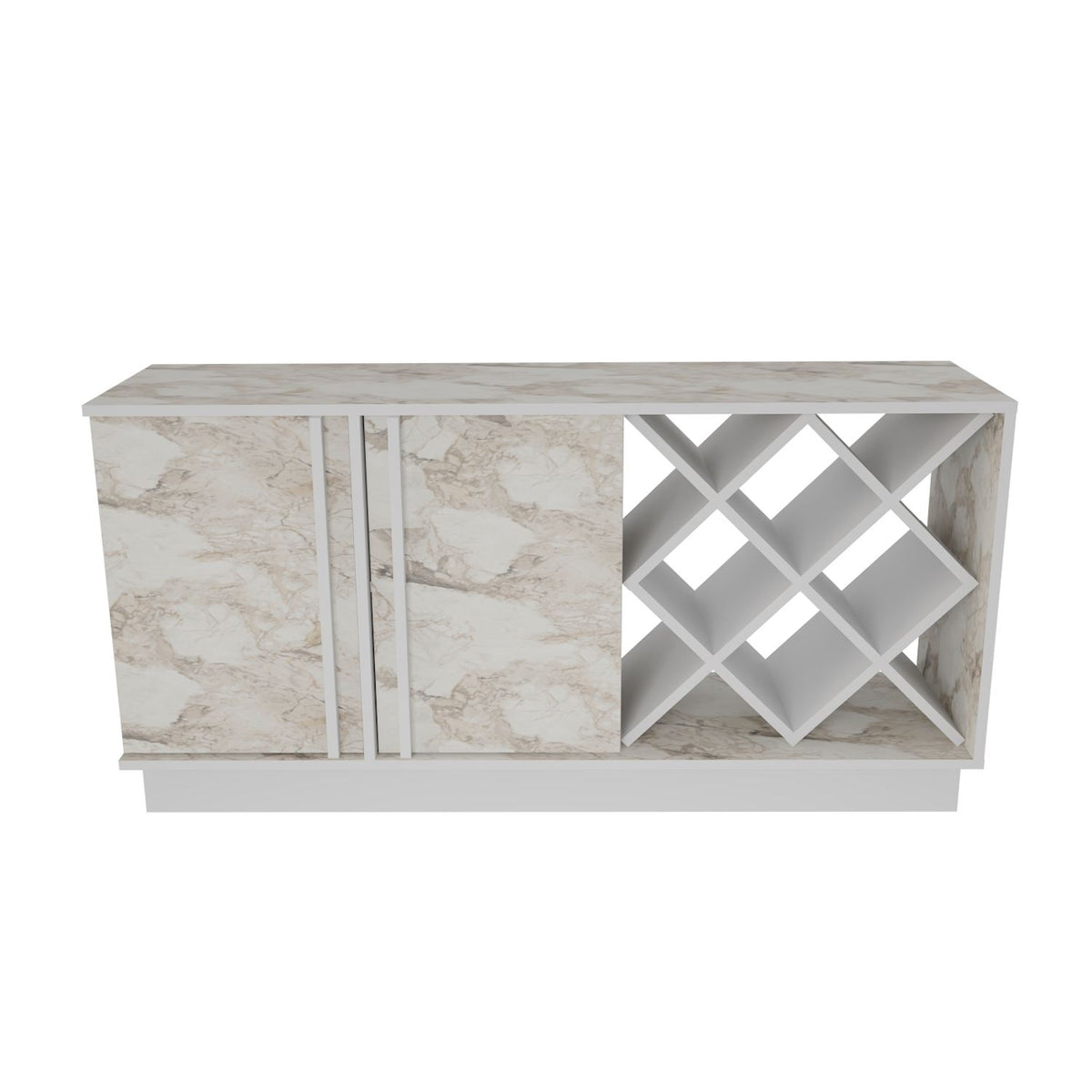 Μπουφές Atokos Λευκό - Ephesus 148x40x70 εκ. Μελαμίνης