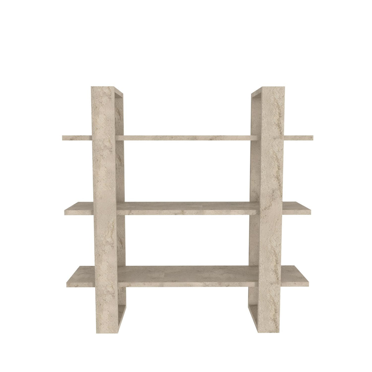 Ράφι Τοίχου Lampeia Travertine 90x22x90 εκ. Μελαμίνης