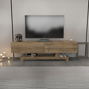 Έπιπλο Τηλεόρασης Armenoi Καρυδί 160x35x46.8 εκ. Μελαμίνης