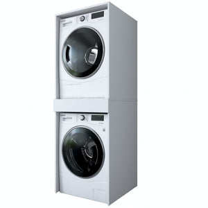 Ντουλάπι Μπάνιου Lixouri Λευκό 66.6x65x189 εκ. Μελαμίνης