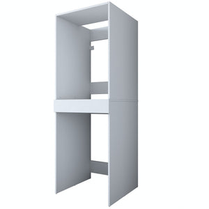 Ντουλάπι Μπάνιου Lixouri Λευκό 66.6x65x189 εκ. Μελαμίνης