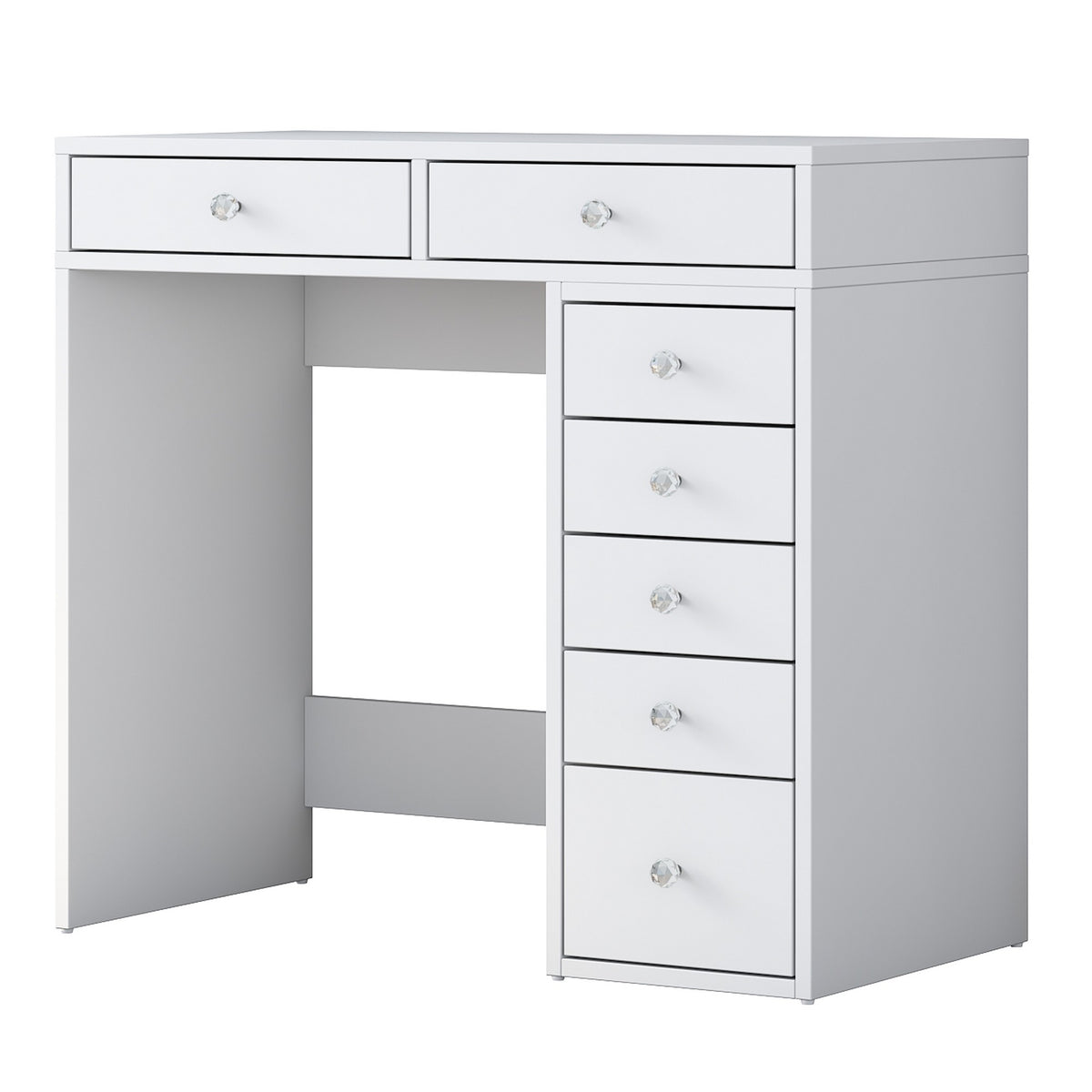 Τουαλέτα Eleousa Λευκό 90x44.5x81.6 εκ. Μελαμίνης