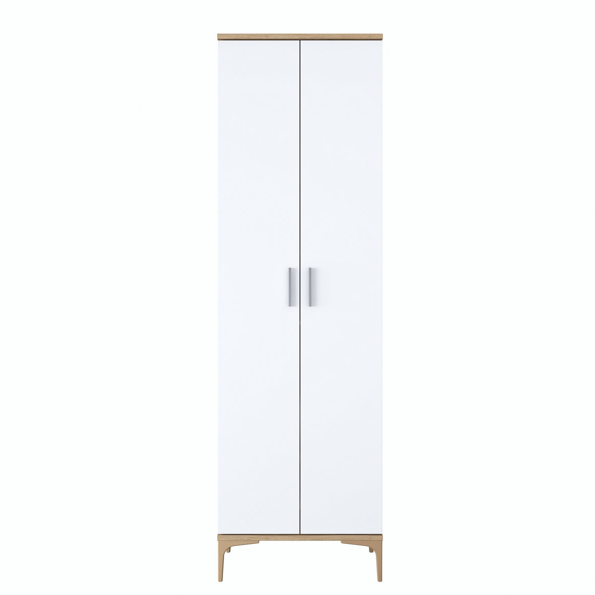 Έπιπλο Εισόδου Kalyvia Καρυδί - Λευκό 60x37.5x198.6 εκ. Μελαμίνης