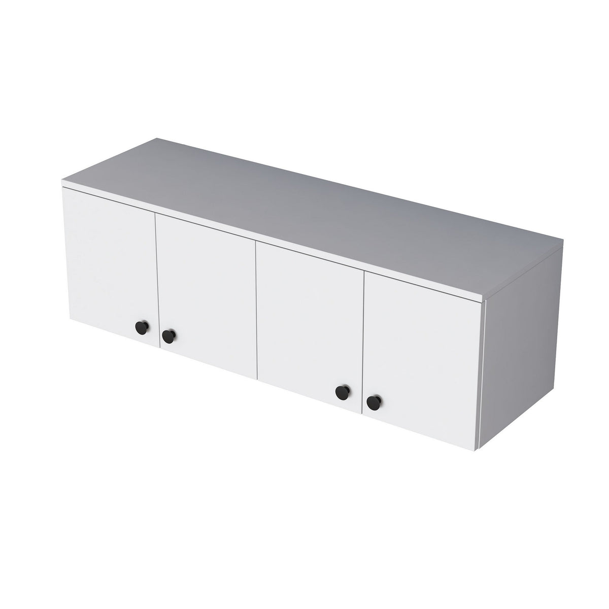 Ντουλάπι Τοίχου Papingo Λευκό 119.6x37.5x43.6 εκ. Μελαμίνης - Pakobazaar