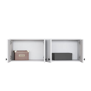 Ντουλάπι Τοίχου Papingo Λευκό 119.6x37.5x43.6 εκ. Μελαμίνης - Pakobazaar