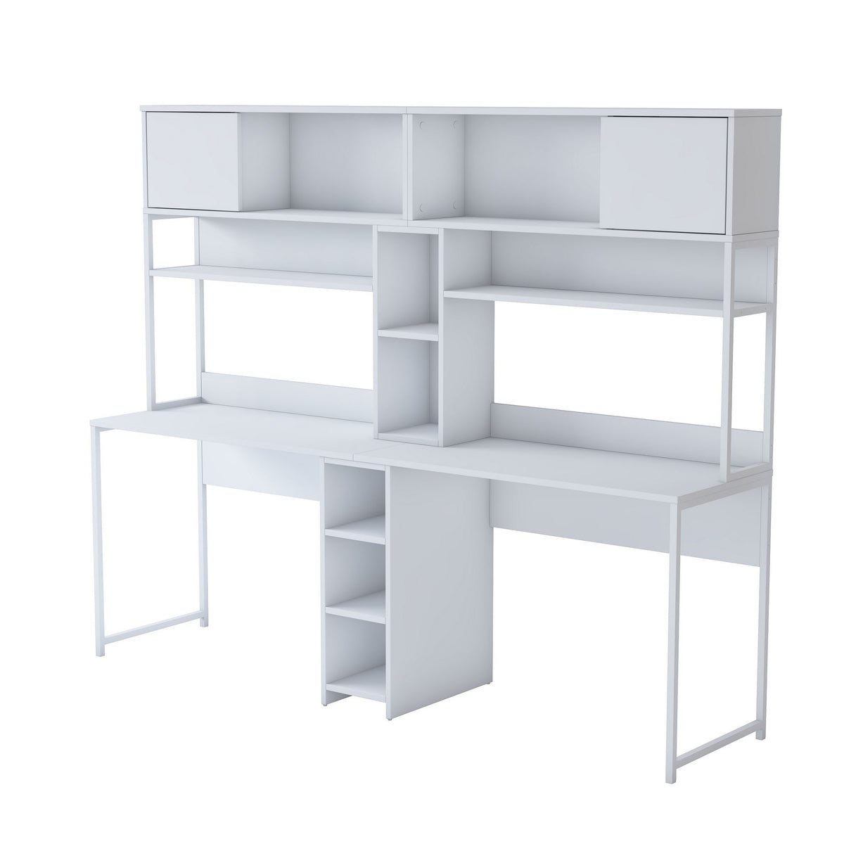 Γραφείο Lavrio Λευκό 210x50x170.5 εκ. Μελαμίνης