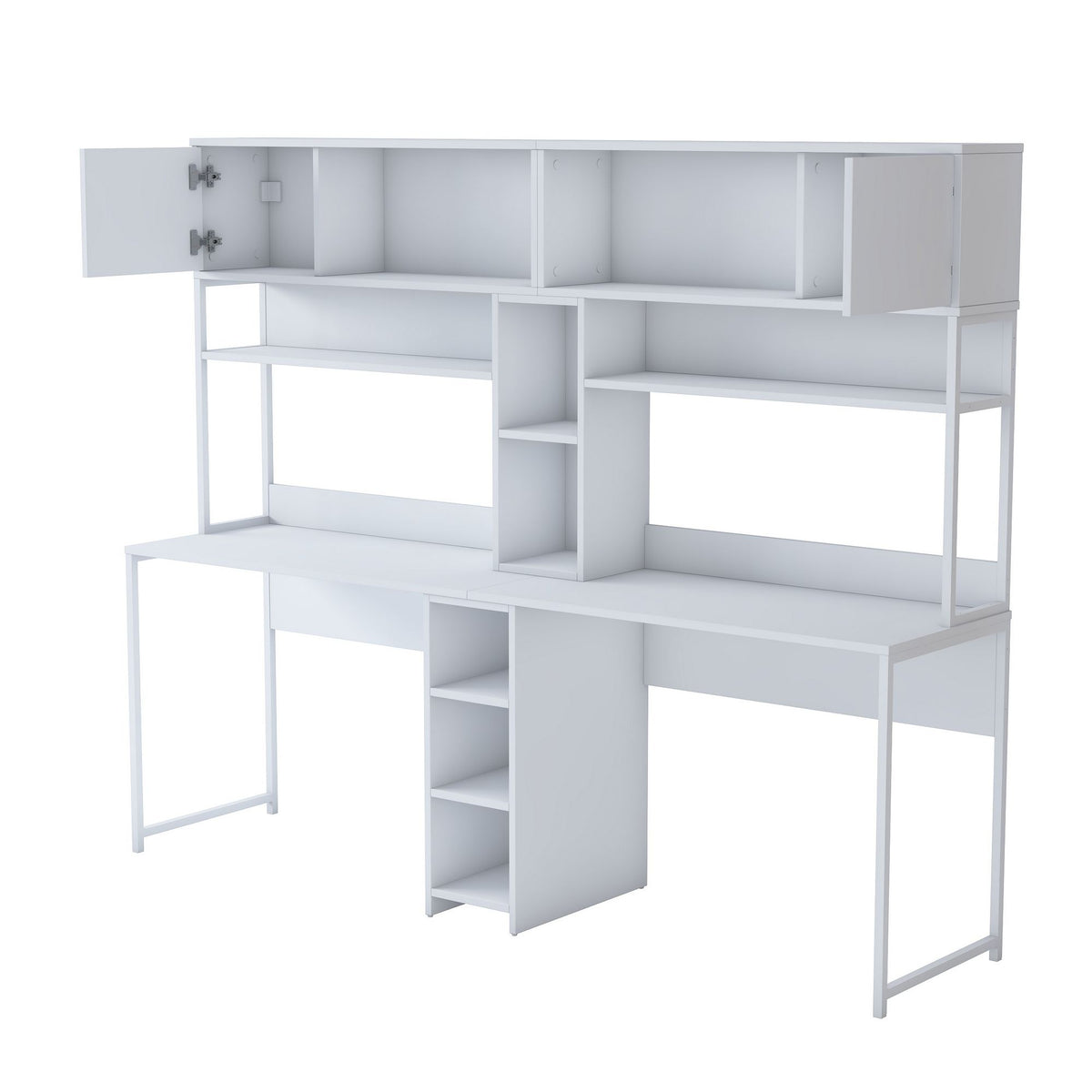 Γραφείο Lavrio Λευκό 210x50x170.5 εκ. Μελαμίνης