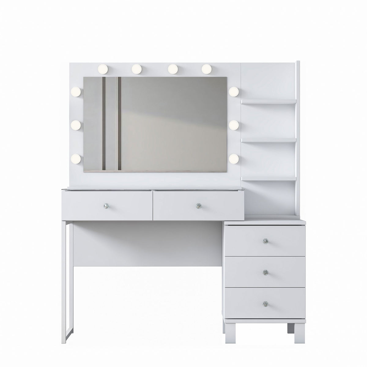 Τουαλέτα Kastanea Λευκό 120x40x141.8 εκ. Μελαμίνης - Pakobazaar