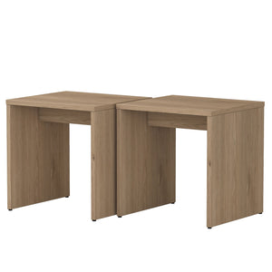 Τραπεζάκια Σαλονιού Σετ 2τμχ Karavostasis Travertine 90x40x44.8 εκ. Μελαμίνης