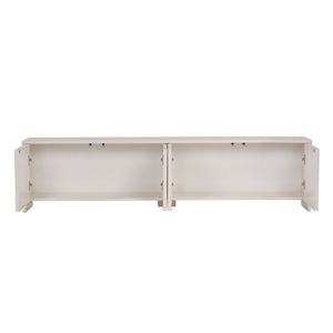 Έπιπλο Τηλεόρασης Sounio Κρεμ 180x32x45 εκ. Μελαμίνης - Pakobazaar