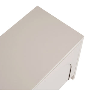 Έπιπλο Τηλεόρασης Sounio Κρεμ 180x32x45 εκ. Μελαμίνης - Pakobazaar