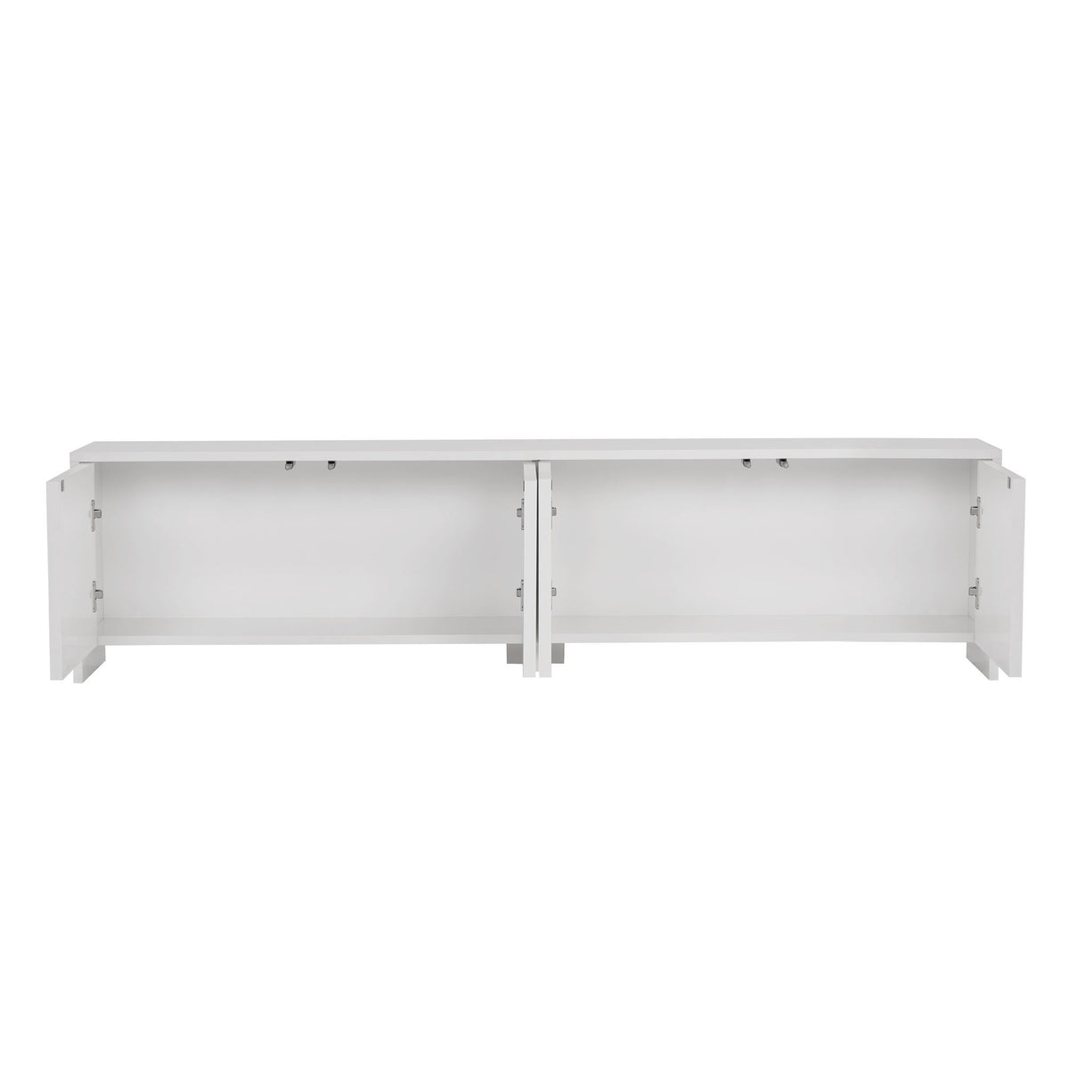 Έπιπλο Τηλεόρασης Sounio Λευκό 180x32x45 εκ. Μελαμίνης