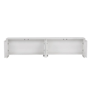 Έπιπλο Τηλεόρασης Sounio Λευκό 180x32x45 εκ. Μελαμίνης