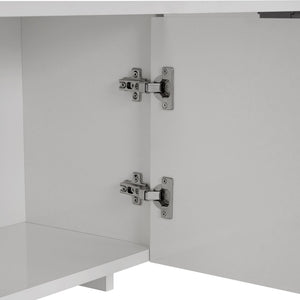 Έπιπλο Τηλεόρασης Sounio Λευκό 180x32x45 εκ. Μελαμίνης