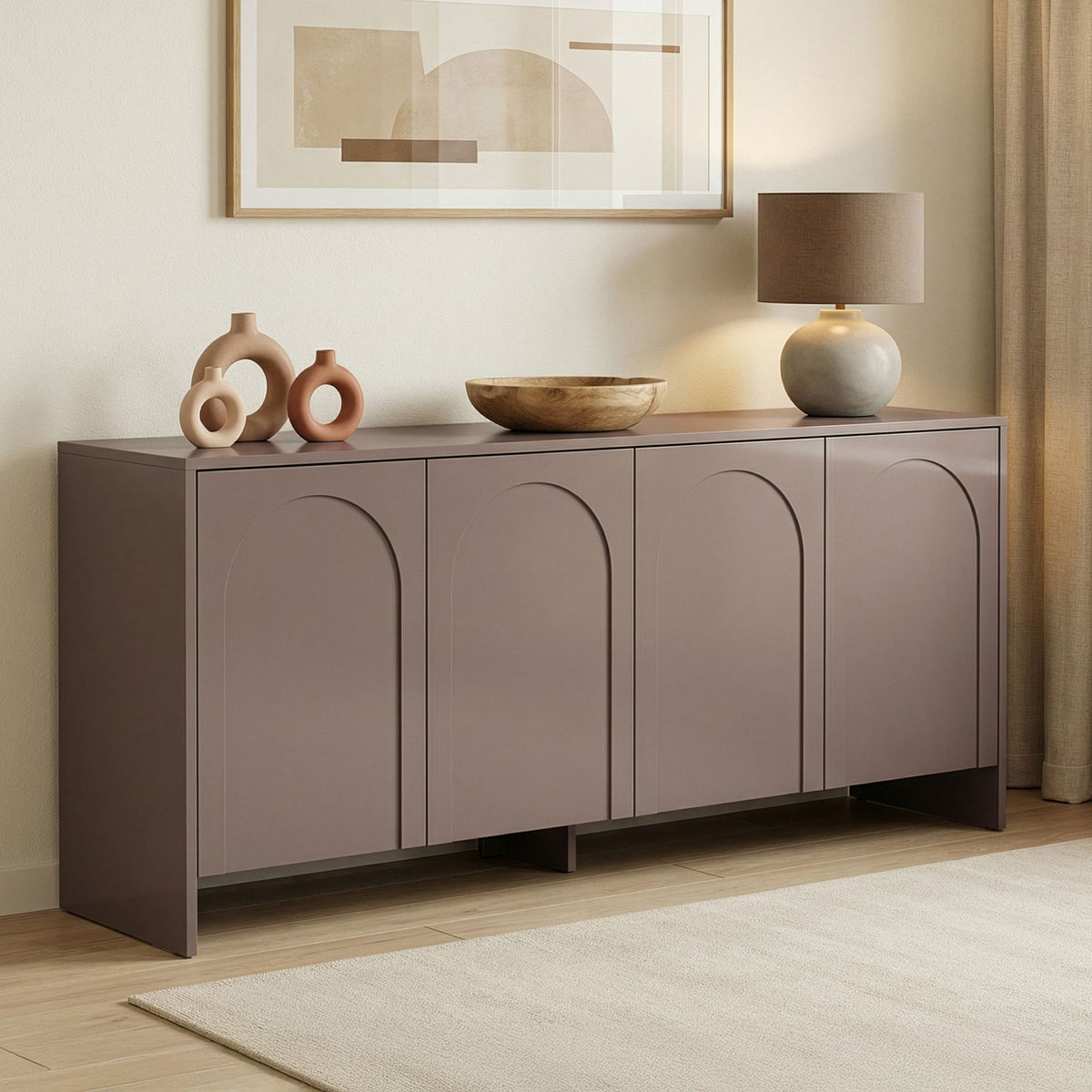 Κονσόλα Nemea Atlas 180x45x80 εκ. Μελαμίνης