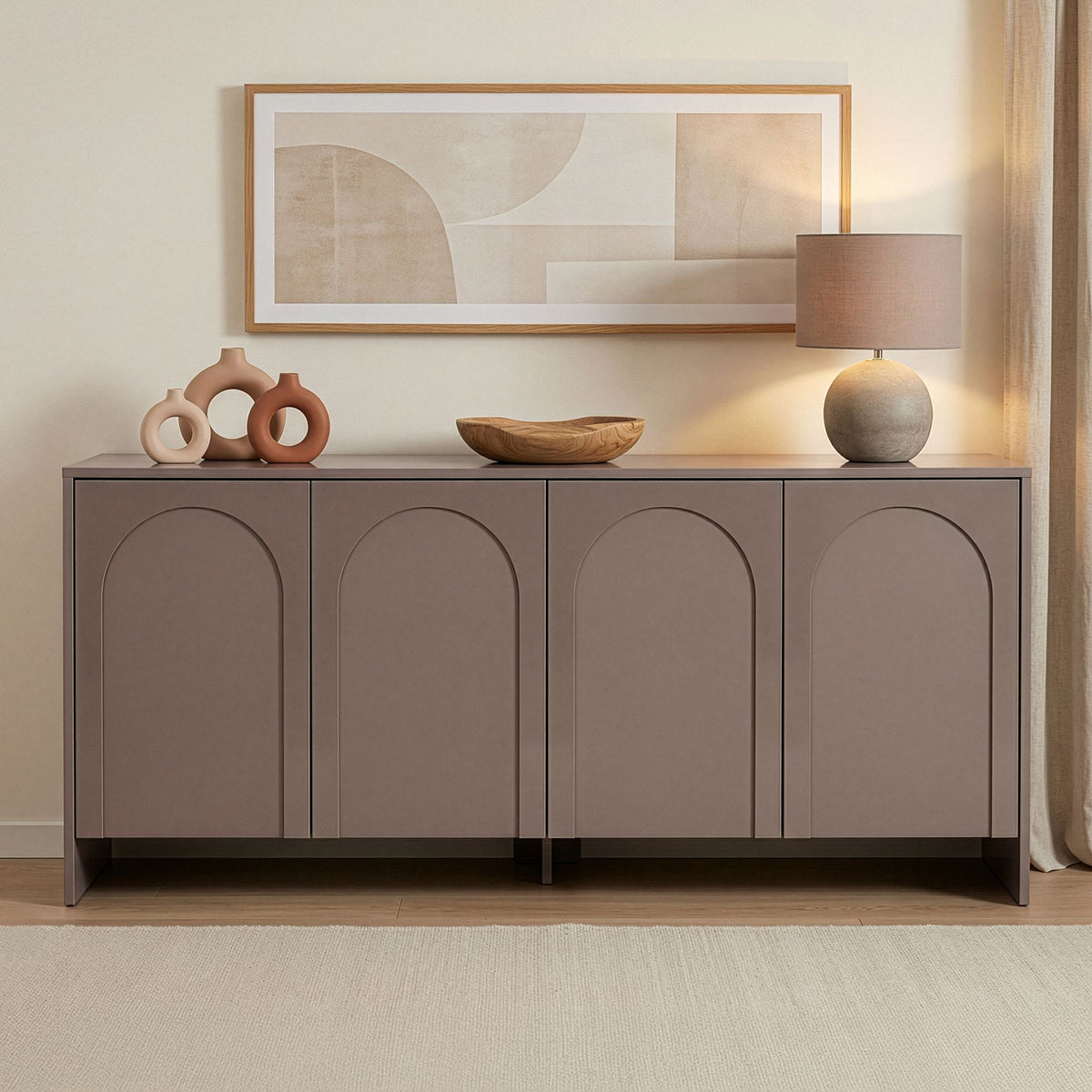Κονσόλα Nemea Atlas 180x45x80 εκ. Μελαμίνης