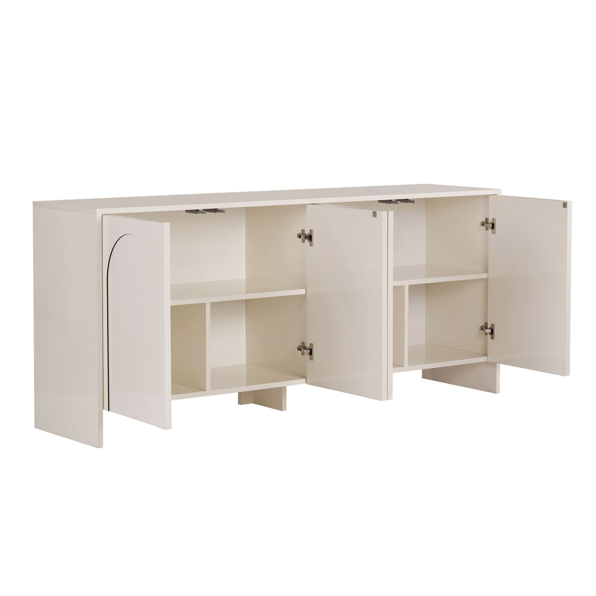 Κονσόλα Nemea Κρεμ 180x45x80 εκ. Μελαμίνης