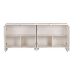 Κονσόλα Nemea Κρεμ 180x45x80 εκ. Μελαμίνης