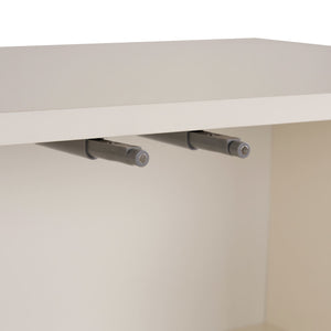 Κονσόλα Nemea Κρεμ 180x45x80 εκ. Μελαμίνης