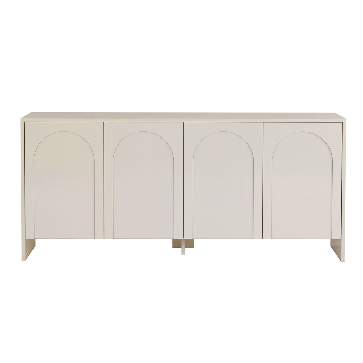 Κονσόλα Nemea Κρεμ 180x45x80 εκ. Μελαμίνης