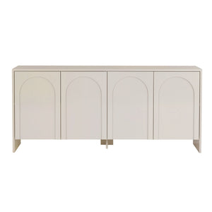 Κονσόλα Nemea Κρεμ 180x45x80 εκ. Μελαμίνης