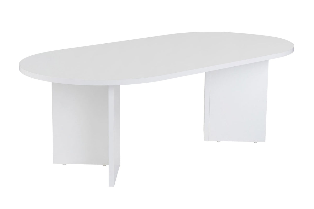 Τραπεζάκι Σαλονιού Glossa Λευκό 119x60x40 εκ. Μελαμίνης