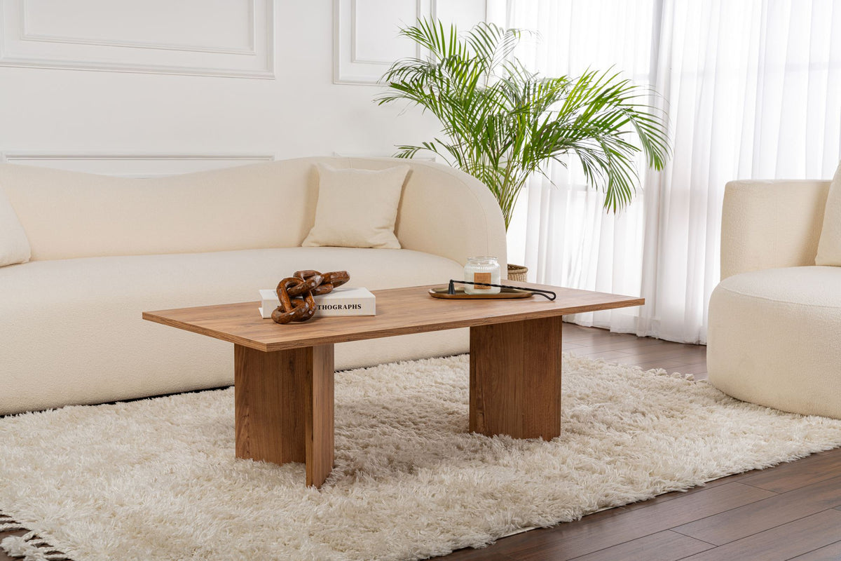 Τραπεζάκι Σαλονιού Elaia Ατλαντικό Πεύκο 119x60x40 εκ. Μελαμίνης