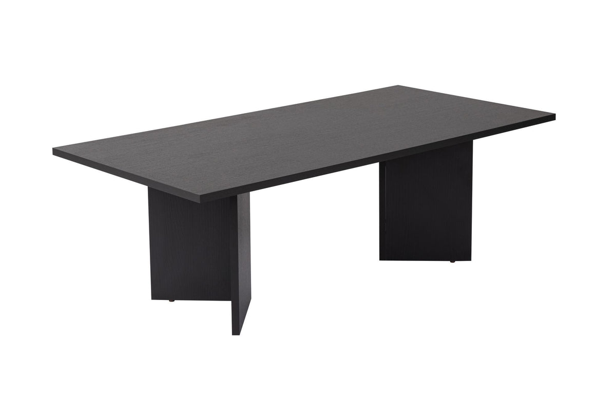 Τραπεζάκι Σαλονιού Elaia Μαύρο Ξύλο 119x60x40 εκ. Μελαμίνης