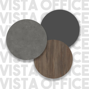 Γραφείο Mytilini Καφέ - Γκρι - Ανθρακί 180x89.5x75 εκ. Μελαμίνης