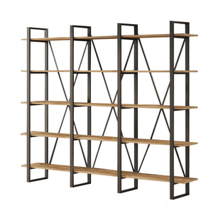 Βιβλιοθήκη Amfilochia Ατλαντικό Πεύκο 219.6x34x180 εκ. Μελαμίνης