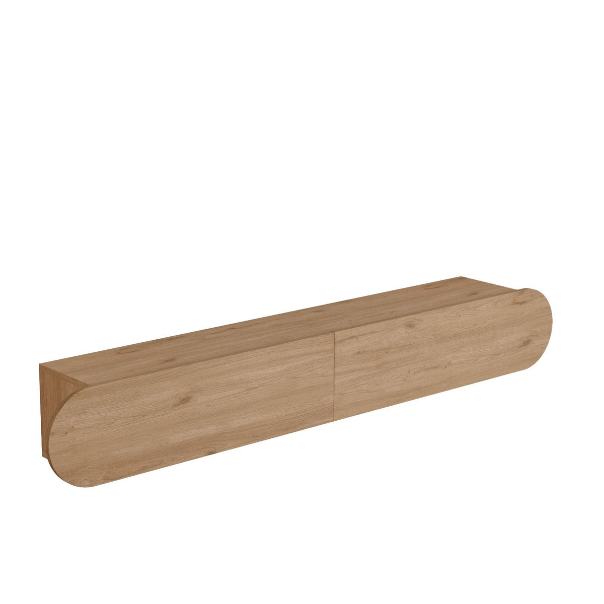 Έπιπλο Τηλεόρασης Tolo Δρυς 200x31.6x29.6 εκ. Μελαμίνης
